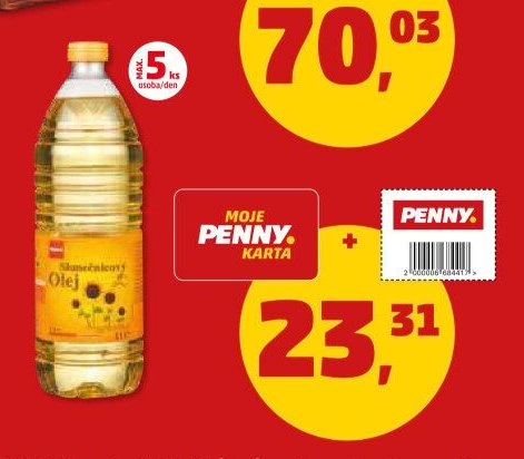 SLUNEČNICOVÝ OLEJ PENNY