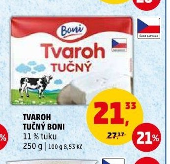 TVAROH TUČNÝ BONI 11 % tuku 250 g