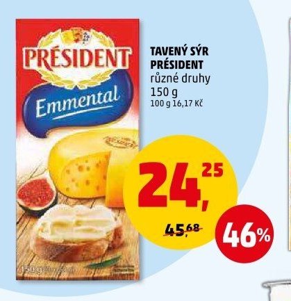 TAVENÝ SÝR PRÉSIDENT