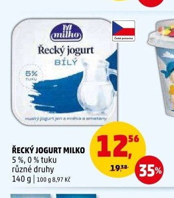 ŘECKÝ JOGURT MILKO