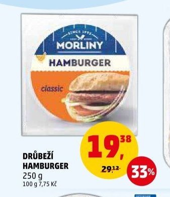 Drůbeží hamburger Morliny
