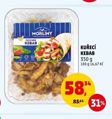 Kuřecí kebab Morliny