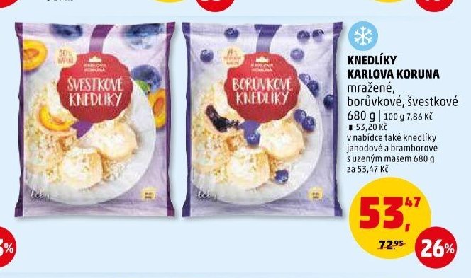 KNEDLÍKY KARLOVA KORUNA