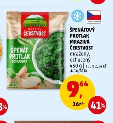 ŠPENÁTOVÝ PROTLAK MRAZIVÁ ČERSTVOST