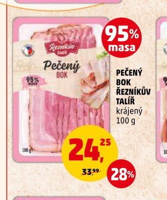 Pečený bok Řezníkův talíř 100 g