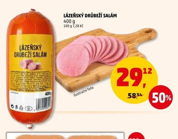 Lázeňský drůbeží salám 400 g