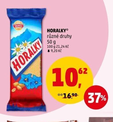 HORALKY různé druhy