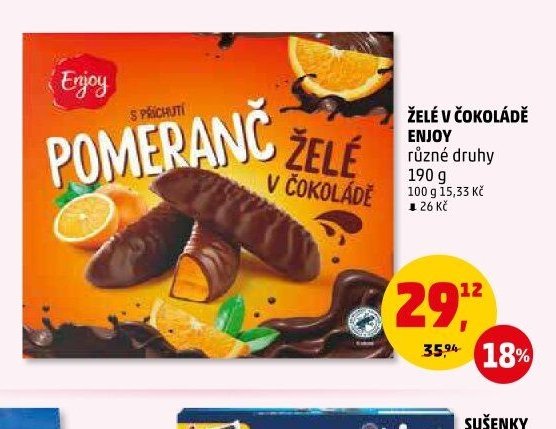 ŽELÉ V ČOKOLÁDĚ ENJOY