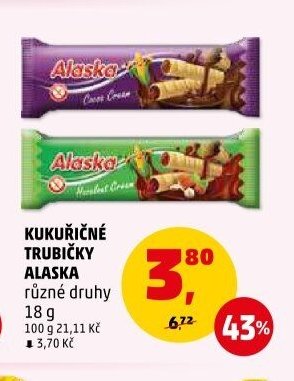 KUKUŘIČNÉ TRUBIČKY ALASKA