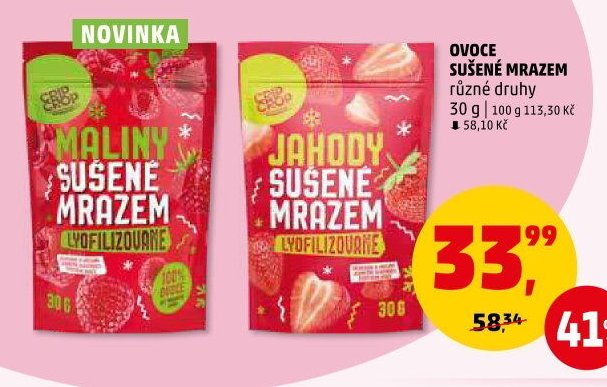 Ovoce sušené mrazem