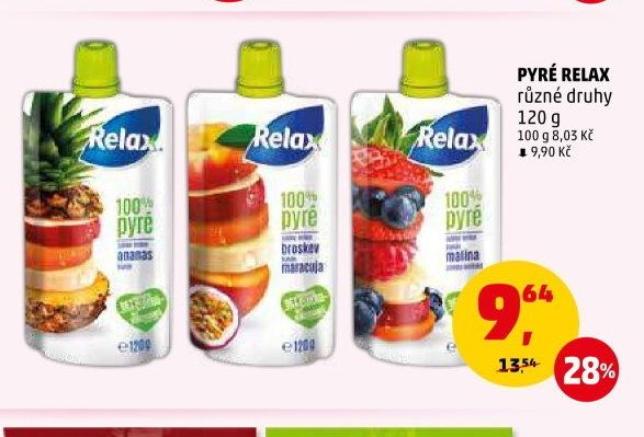 Pyré Relax různé druhy