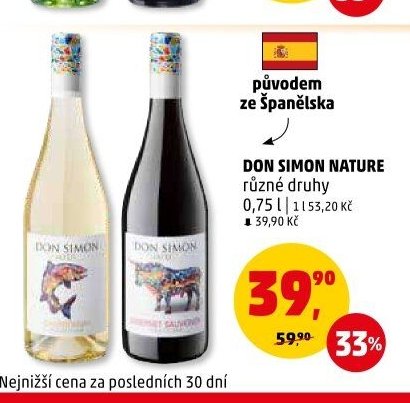 Don Simon Nature, různé druhy