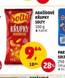 ARAŠÍDOVÉ KŘUPKY SOLTY