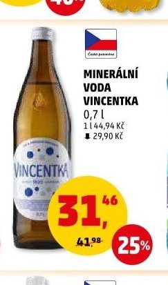 Minerální voda Vincentka