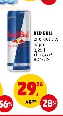 Red Bull energetický nápoj