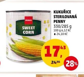 KUKUŘICE STERILOVANÁ PENNY