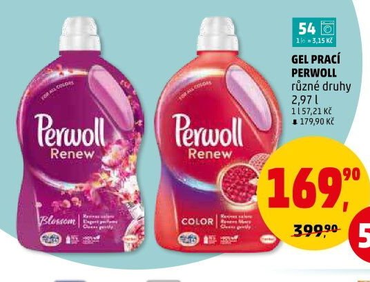 GEL PRACÍ PERWOLL různé druhy