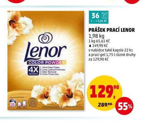 PRÁŠEK PRACÍ LENOR