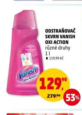 ODSTRAŇOVAČ SKVRN VANISH OXI ACTION