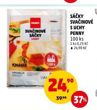 SÁČKY SVAČINOVÉ S UCHY PENNY