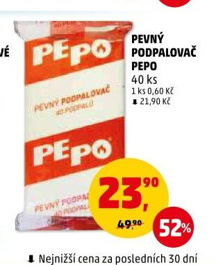 PEVNÝ PODPALOVAČ PEPO