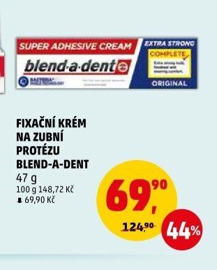 Fixační krém na zubní protézu Blend-a-dent