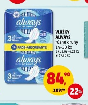 Vložky Always