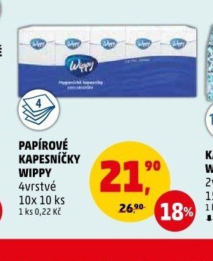 PAPÍROVÉ KAPESNÍČKY WIPPY