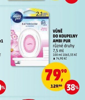 Vůně do koupelny Ambi Pur 7,5 ml