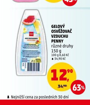 Gelový osvěžovač vzduchu Penny 150 g