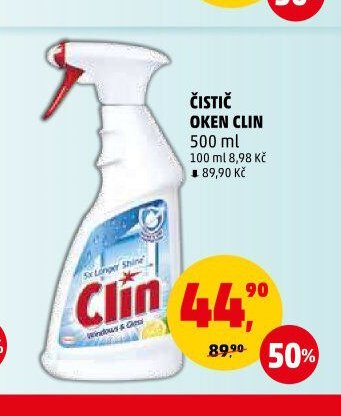 Čistič Oken Clin 500 ml