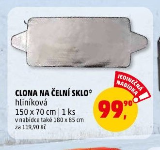 CLONA NA ČELNÍ SKLO