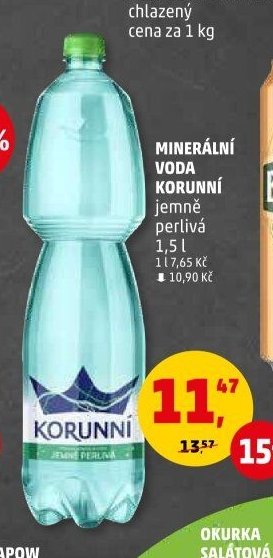 MINERÁLNÍ VODA KORUNNÍ