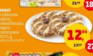 Donut s rybízovou náplní