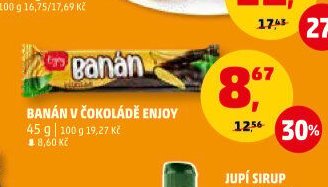 Banán v čokoládě Enjoy