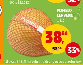 Pomelo červené