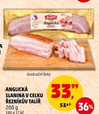 Anglická slanina Řezníkův talíř