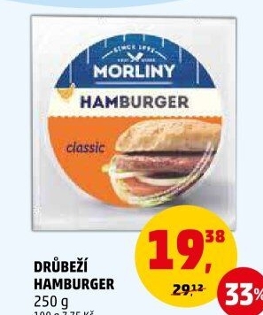 Drůbeží hamburger Morliny