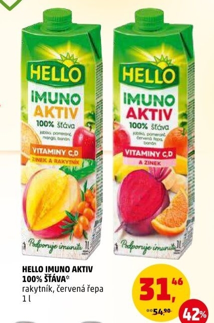 Džus Imuno Aktiv Hello