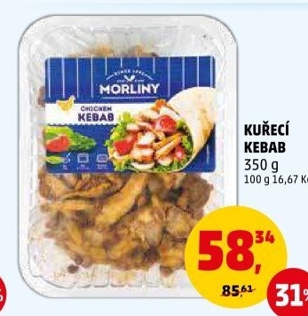 Kuřecí kebab Morliny