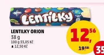 Lentilky Orion