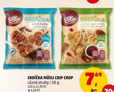 Müsli srdíčka Crip Crop