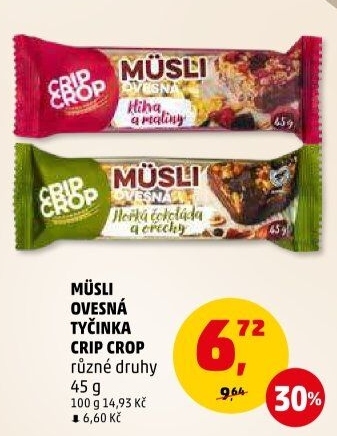 Müsli tyčinka Crip Crop