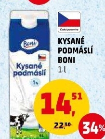 Nápoj podmáslí kysané Boni
