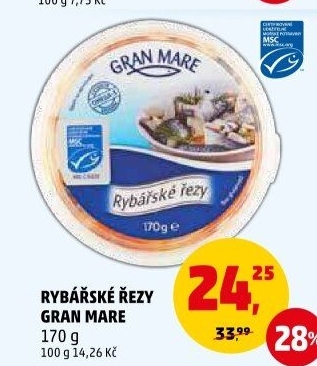Řezy rybářské Gran Mare