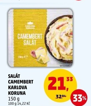 Salát camembert Karlova Koruna