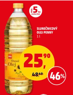 Slunečnicový olej Penny
