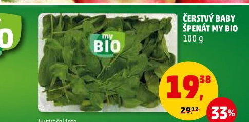 Špenát baby My BIO