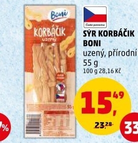 Sýr Korbáčky Boni