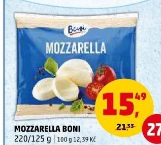Sýr Mozzarella Boni